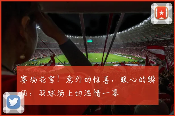 赛场花絮!意外的惊喜,暖心的瞬间,羽球场上的温情一幕